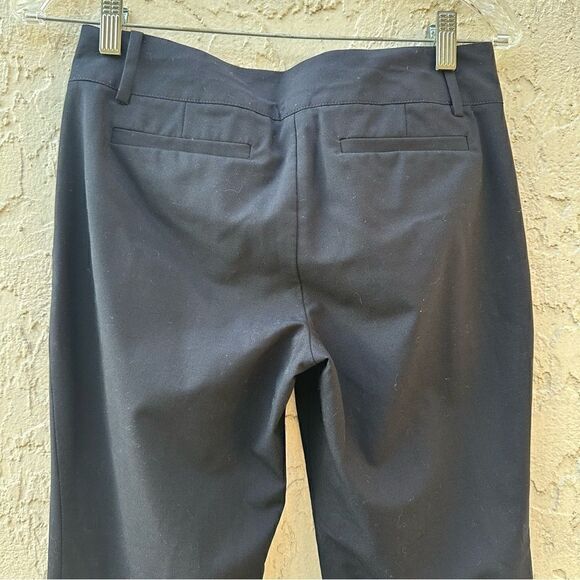 TORY BURCH Crop Pant Black Size 0 Stretch Office Business Casual Career - Picture 3 of 11